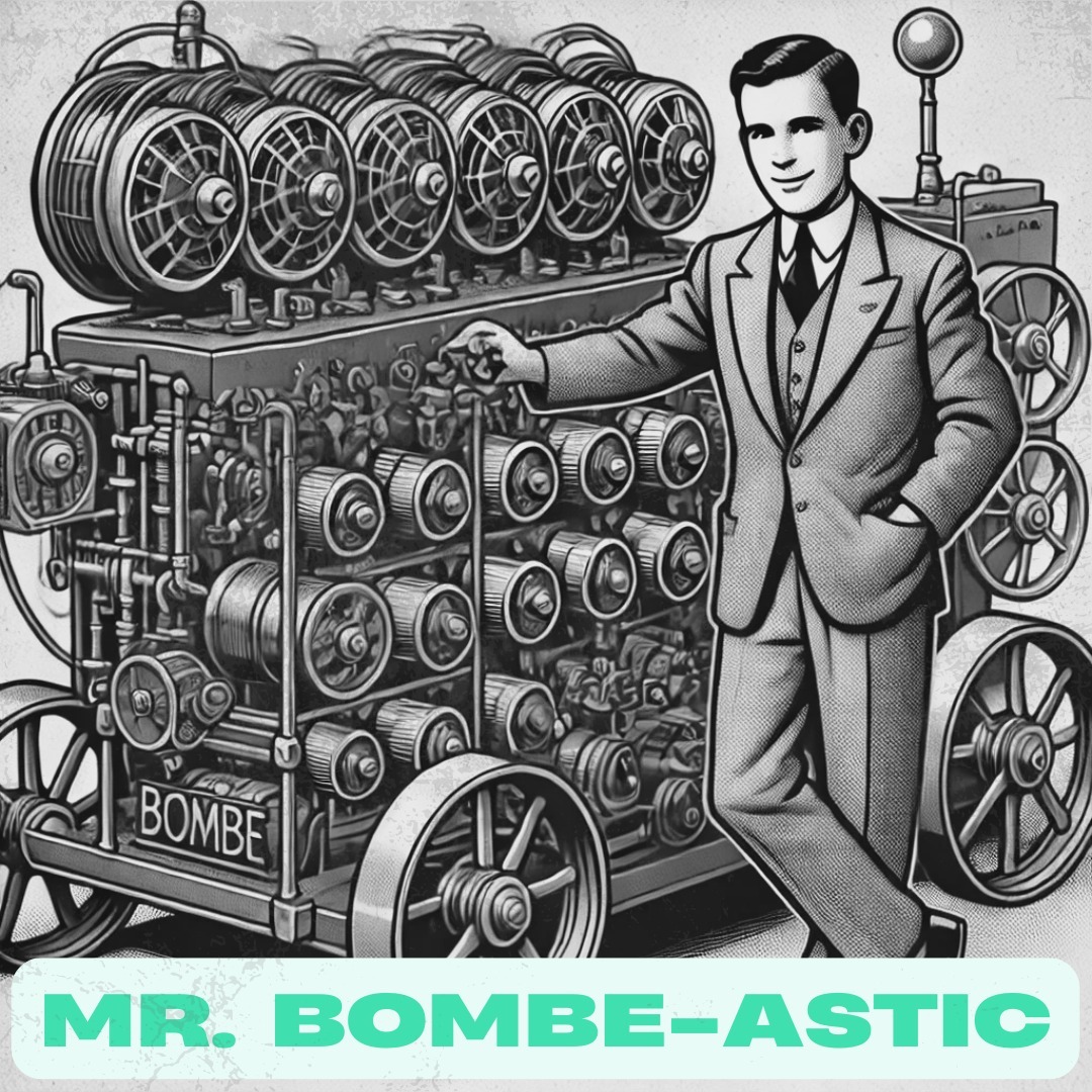 🤖 Bombe-bastic Engineering! How #Turing Went Full 'Enigma-ineer' 💣💡

Back in WWII, Alan Turing and his team worked tirelessly to break the German #Enigma code. Their tool? The Bombe, an electro-mechanical machine that revolutionized cryptography and gave birth to modern computing. This incredible innovation was a precursor to the very systems we use today, shaping how we think about algorithms, data, and security.

It's not just about solving puzzles—it’s about building a future where technol